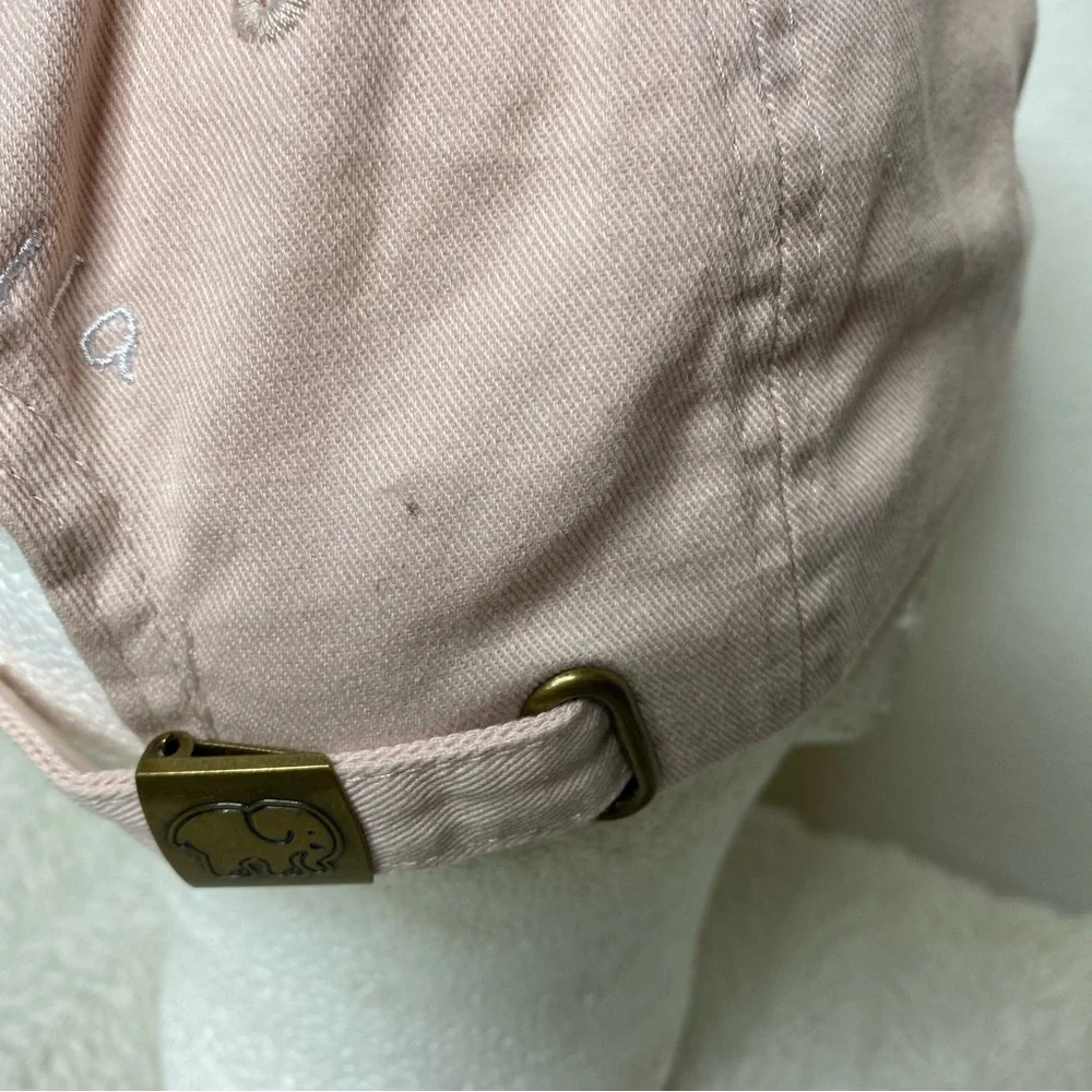 ivory ella Pale Pink Elephant Baseball Cap